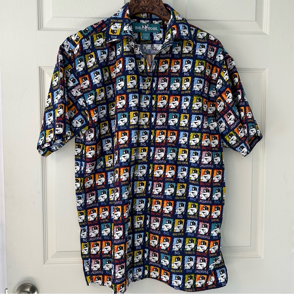 Big Dogs Size Medium Multicolor Men's Shirt